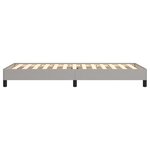 vidaXL Cadre de lit sans matelas gris clair 90x200 cm tissu