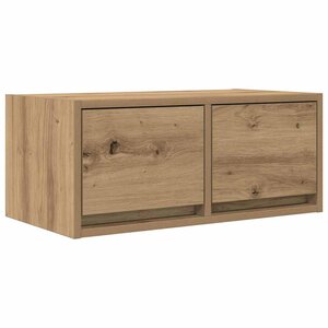vidaXL Meuble TV chêne artisanal 60x31x25 5 cm bois d'ingénierie