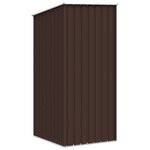 vidaXL Abri de jardin Marrron 87x98x159 cm Acier galvanisé