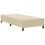 vidaXL Cadre de lit plateforme Vert gris 80 x 200 cm