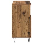 vidaXL Buffet 2 Pièces Bois ancien 60 x 35 x 70 cm