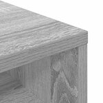 vidaXL Basboard avec tiroir Gris Sonoma 87 x 27 5 x 43 cm