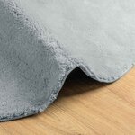 vidaXL Tapis de surface HUARTE Gris 140 x 200 cm Polyester