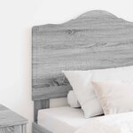 vidaXL Tête de lit Gris Sonoma 100 cm Bois d'ingénierie