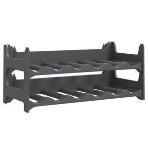 vidaXL Casier à vin pour 12 bouteilles PP empilable