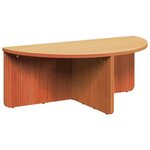 vidaXL Table basse 2 Pièces Brun cire Bois massif en pin