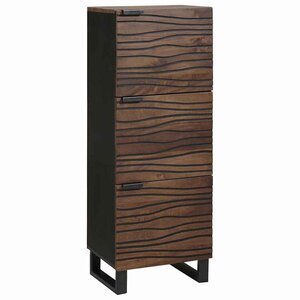 vidaXL Haut Armoire Marron 40 x 33 x 110 cm bois de manguier massif