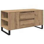 vidaXL Table basse Chêne artisanal 102 x 44 5 x 50 cm