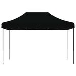 vidaXL Tente de fête 279 x 410 x 315 cm Noir Tissu Oxford