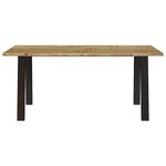 vidaXL Table à manger 150x90x75 cm bois d'acacia solide