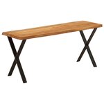 vidaXL Banc avec bord vivant 105 cm bois d'acacia massif