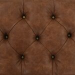 vidaXL Banc de rangement Bois massif et similicuir 80 5x41x50 cm