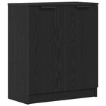 vidaXL Buffet 3 Pièces Chêne noir Bois d'ingénierie