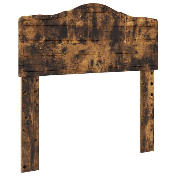 vidaXL Tête de lit Chêne fumé 90 cm Bois d'ingénierie