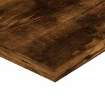 vidaXL Étagères murales 4 Pièces chêne fumé 60x20x1 5cm bois d'ingénierie