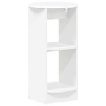 vidaXL Meuble d'appoint Blanc Bois d’ingénierie