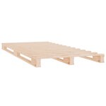 vidaXL Lit de palette 100x200 cm bois de pin massif
