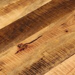 vidaXL Dessus de table Ø 70x2 5 cm rond bois massif de manguier brut