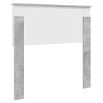 vidaXL Tête de lit Gris béton 75 cm Bois d'ingénierie