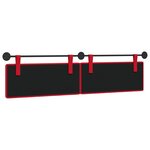 vidaXL Tête de lit suspendue Rouge Simili cuir