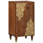 vidaXL Buffet avec porte Marron 40 x 33 x 75 cm Bois de mangue massif
