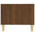 vidaXL Table basse chêne marron 102x50x40 cm bois d'ingénierie