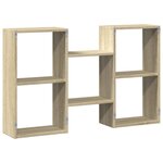 vidaXL Étagère murale chêne sonoma 96x18x60 cm bois d'ingénierie