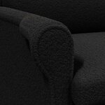 vidaXL fauteuil Noir 76 x 94 x 102 cm tissu