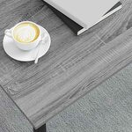 vidaXL Table basse Gris Sonoma 70 x 50 x 36 cm Bois d'ingénierie