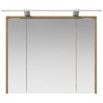 vidaXL Armoire Miroir de Salle de Bain Chêne artisan