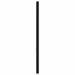 vidaXL Tête de lit métal noir 150 cm
