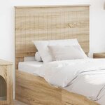 vidaXL Tête de lit Chêne Sonoma 90 cm Bois d'ingénierie