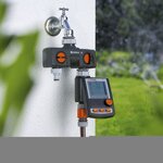 Gardena raccord de robinet double noir et orange 8193-20