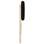 vidaXL Tête de lit capitonnée Marron et Noir 90 cm Pin massif