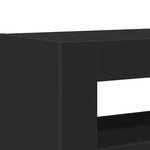 vidaXL Buffet Noir Bois d'ingénierie 116 x 30 x 75 cm Buffet