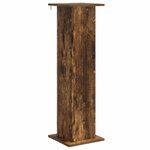 vidaXL Support de Plante Chêne fumé 30 5 x 30 x 100 5 cm