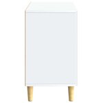 vidaXL Buffet Blanc 89 x 34 5 x 60 cm Bois d'ingénierie