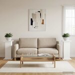 vidaXL Support de Plante 2 Pièces Blanc 30 5 x 30 x 60 5 cm