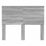 vidaXL Tête de lit Gris Sonoma 135 cm Bois d'ingénierie