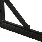 vidaXL Table basse multicolore 50x50x35 cm bois de récupération massif