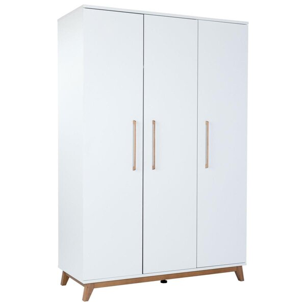 Garde-robe Lina 3 portes blanc