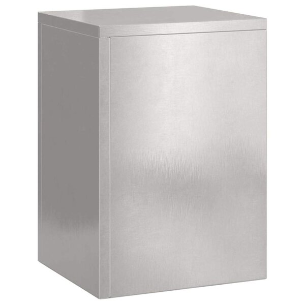 vidaXL Supports pour plantes 3 Pièces Argent 24 x 24 x 75 cm