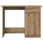 vidaXL Bureau chêne artisanal 100x50x76 cm bois d'ingénierie