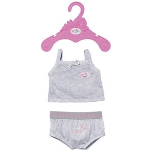 Zapf Creation 827543-A - Baby born Sous-vêtements gris 43 cm