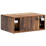 vidaXL Cabinet de chevet mural Bois ancien 49 x 34 5 x 20 cm
