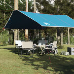 vidaXL Bâche de camping bleu 420x440 cm imperméable