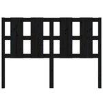 vidaXL Tête de lit Noir 125 5x4x100 cm Bois massif de pin