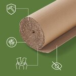 Pack and Move - Papier d'Emballage Nid d'Abeille - 1 x 10 m - Protection Déménagement et Expédition - Emballer  Protéger  Rembourrer