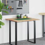 vidaXL Dessus de bureau fini à l'huile 100x60x2cm bois d'acacia massif