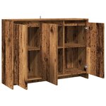 vidaXL Buffet vieux bois 102x33x75 cm bois d'ingénierie